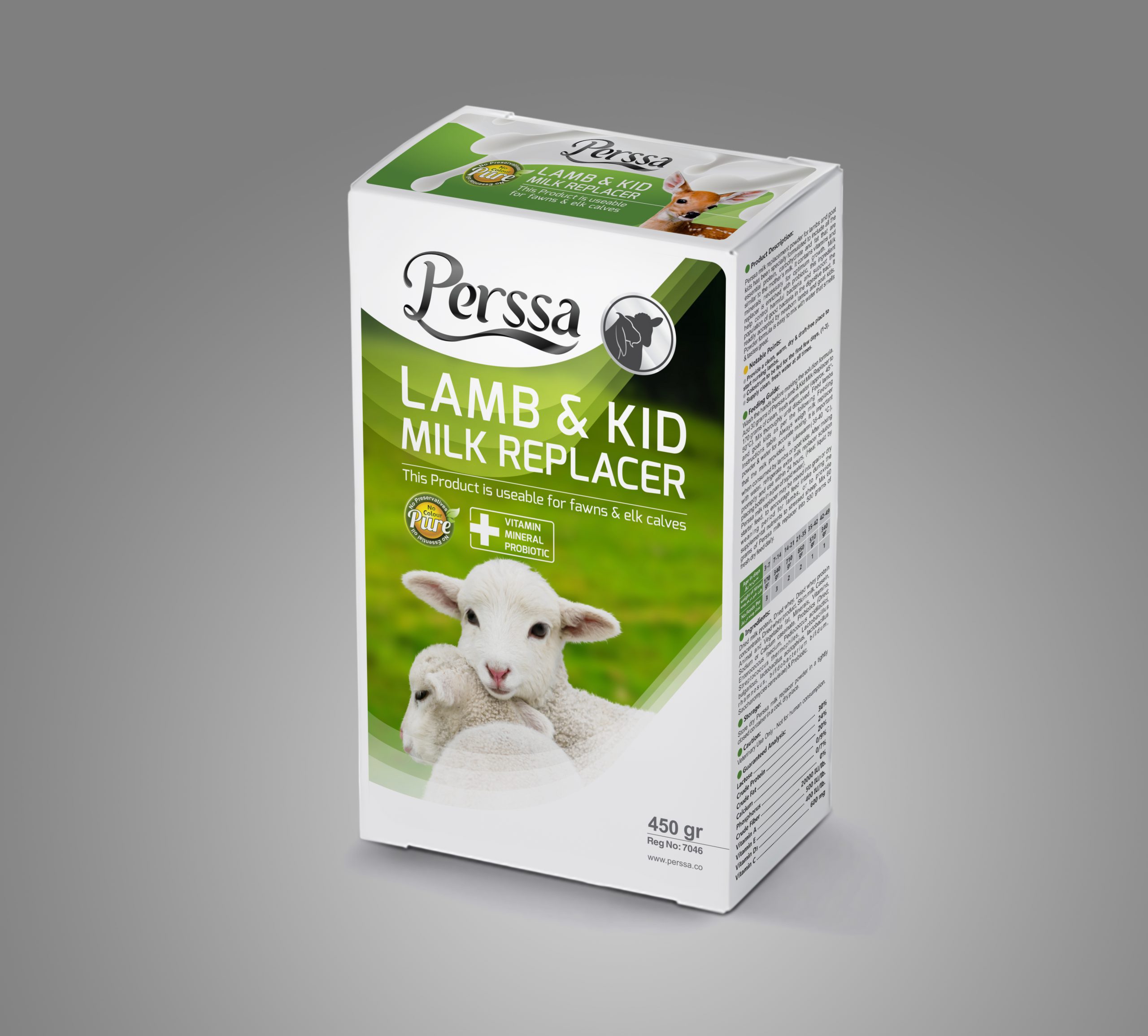 lamb and goat milk replacer